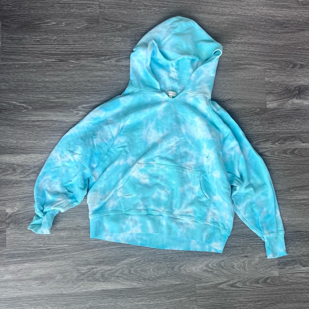 LoveShackFancy Sky Blue Hoodie